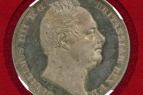 1831年 イギリス クラウン銀貨 プルーフ ウィリアム4世 W.W NGC 