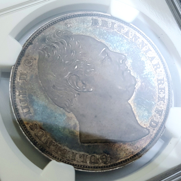 1831年クラウン銀貨プルーフ ウィリアム4世