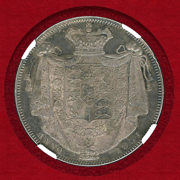 1831年クラウン銀貨 プルーフ ウィリアム4世
