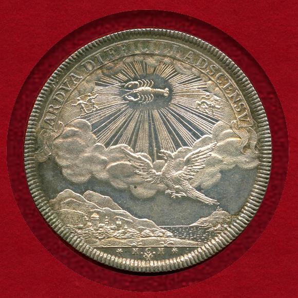 1704年 ドイツ クヴェードリンブルク ターラー銀貨 アンナ 